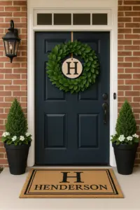 Monogrammed Decor