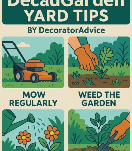DecadGarden yard tips by DecoratorAdvice 