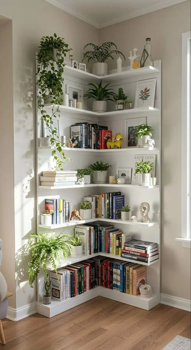 bookshelf decor