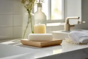 winter decor for bathroom