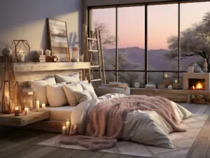 winter decor for bedroom