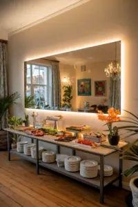 Dining Room Wall Decor Ideas with Mirrors 