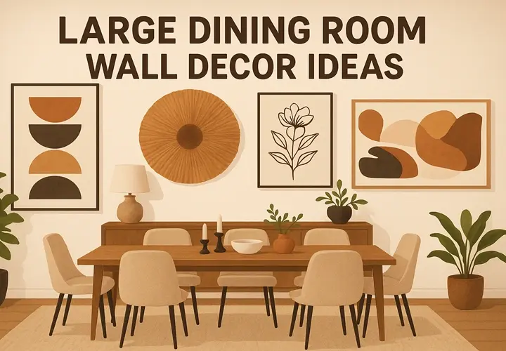 Large Dining Room Wall Decor Ideas