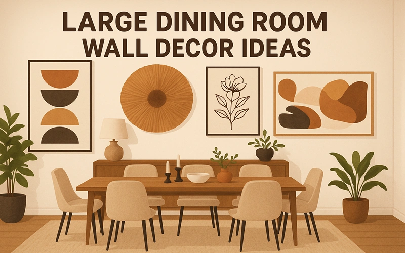 Large Dining Room Wall Decor Ideas