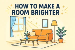 how to make a room brighter