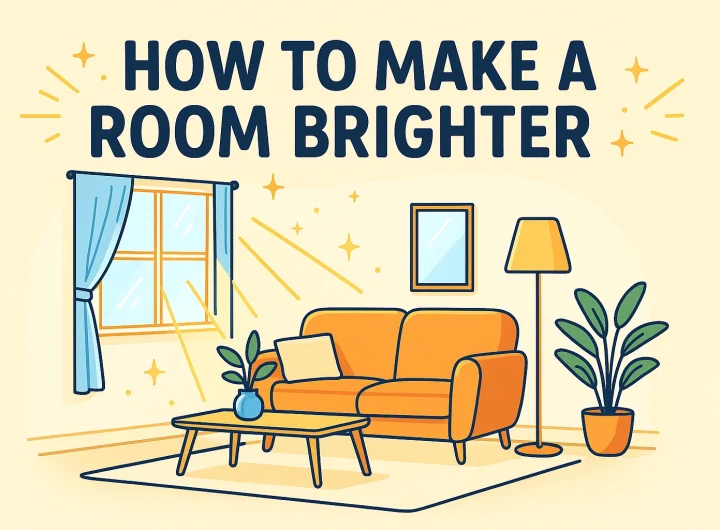 how to make a room brighter